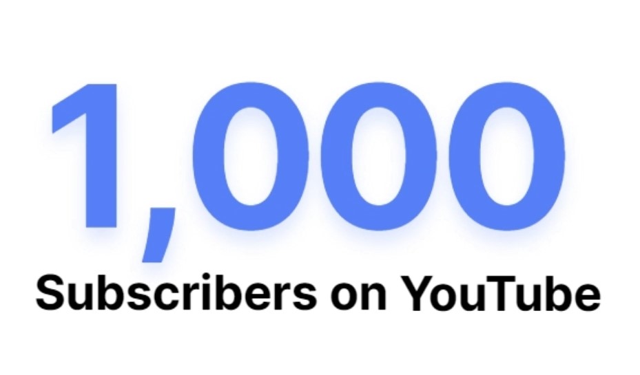 999 to 1000 Subscribers